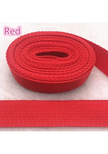 No.8 Stili 5 Yard Uzunluk 1 Inç (25MM) Genişlik Naylon Dokuma Çemberleme Elişi Renk U Seçim (Yurt Dışından)