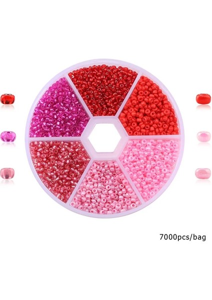 Bir Stil 2mm Cam Tohum Boncuk Kemer Kutusu Seti Çekicilik Tohum Boncukları Dıy Nakış Yapımı Için Rondelle Boncuk (Yurt Dışından)