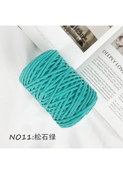 No.10 Tarzı 300G Hollow Örgü Tığ Iplikler Dıy Çanta Çanta Sepeti Için Tıknaz Trapillo Naylon Kordon Polyester Iplik Yuvarlak Halat Hattı Dokuma (Yurt Dışından)