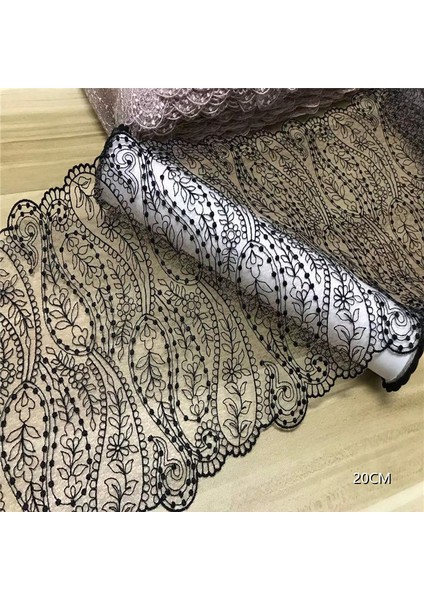 Siyah 1 Stil (1mlot) Ikili Işlemeli Dantel Trim Net Nakış Dantel Kumaş Örgü Dıy Dantel Dikiş Kumaş Sutyen El Sanatları Iğne Işi (Yurt Dışından) fiyatları