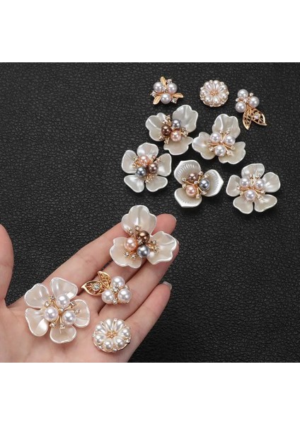 No.4 Tarzı Dıy El Sanatları Çiçek Rhinestones Düğmeler Inci Düğme Düğün Dekorasyon Diy Alaşım Kristal Yay Aksesuarları Dikiş Düğmesi (Yurt Dışından) indirimleri