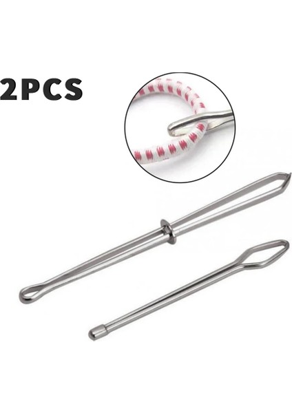 2 Adet Dıy Elastik Bant Diş Açma Cihazları Dikiş Araçları Askı Giyim Klipleri Seti El Dikiş Nakış Konfeksiyon Klipleri (Yurt Dışından)