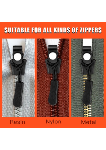 6 Adet Tarzı Et Anında Fermuar Evrensel Anında Düzeltme Fermuar Tamir Takımı Ayarlanabilir Yedek Zip Kaydırıcı Dişleri Fit 3 Farklı Boyut (Yurt Dışından) fırsatları