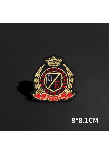 N5-BT8342 Stili 2021 Yeni Altın Işlemeli Çapa Askeri Yamalar Giysi Üzerinde Demir Sırt Çantası Kot Çıkartmalar Diy Ütü Aplikler (Yurt Dışından)