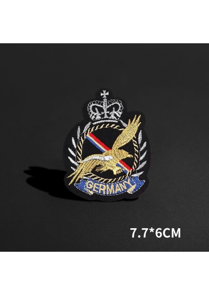 N5-BT8342 Stili 2021 Yeni Altın Işlemeli Çapa Askeri Yamalar Giysi Üzerinde Demir Sırt Çantası Kot Çıkartmalar Diy Ütü Aplikler (Yurt Dışından) fırsatları