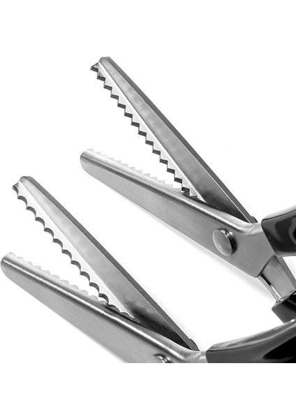 Dalga 5mm Stili 23.5cm Oyma Makası Saplı Profesyonel Kenar Paslanmaz Zag Veya Zig Çelik El Sanatları Dekoratif Dikiş Aracı Terzilik Kumaş (Yurt Dışından) fırsatları