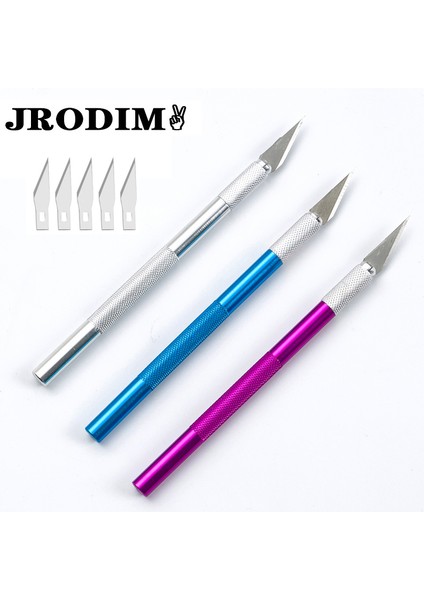 Mavi 1 Takım Tarzı Oyma Metal Bıçak Dıy Sanat Kesme Aleti Zanaat Kesme Kinfe Oyma Kesici Bıçak ile Kesme Kağıt Bıçak Kesici Kalem (Yurt Dışından) modelleri