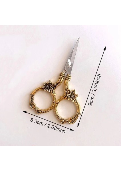 Altın Tarzı Zarif Vintage Veya Dikiş Aracı Terzi El Sanatları Nakış Kumaş Avrupa Retro Klasik Antika El Sanatları Terziler Veya (Yurt Dışından)