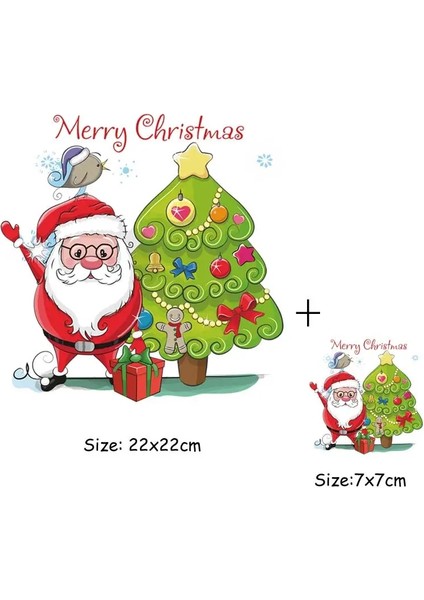 6590SET Stili Noel Hediyesi Dıy Yamalar Isı Transferi Vinil Aplike Üstler Ütülemeli Yamalar Giysiler Üzerinde Isı Baskısı Noel Arabası Kış (Yurt Dışından)
