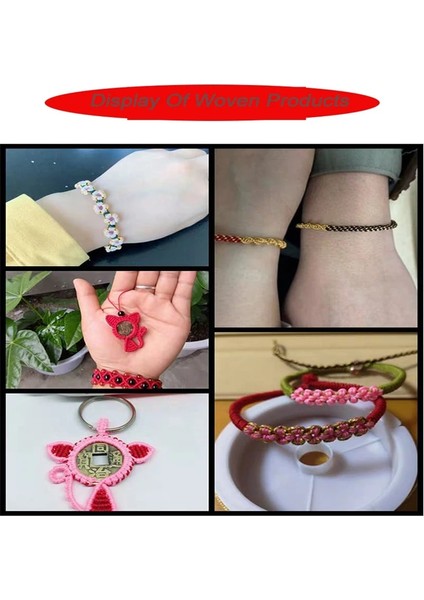 Pembe Tarzı 10 Yardslot Naylon Kordon Ipliği Bilezik Örgülü Dize Dıy Püsküller Boncuk ve El Sanatları Yapımı Çin Düğüm Kordonu (Yurt Dışından)