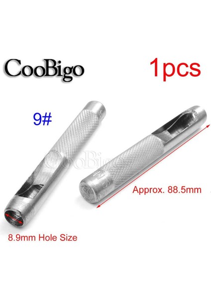 M9 Stili Ze Içi Boş Zımbalar Metal Yumruk Araçları Deri El Sanatları Seti Kemer Yumruk Kanvas Giysiler Için Yuvarlak Delme Için 25MM (Yurt Dışından)