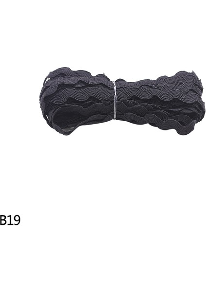 B19 Siyah Stil 25 Metre M Altın Gümüş Dikiş Dantel Trim Şerit Kostüm Eğrisi Dantel Kumaş Kırkayak Örgülü Dantel Dıy Elbise Zanaat Düğün Dekorasyon (Yurt Dışından)