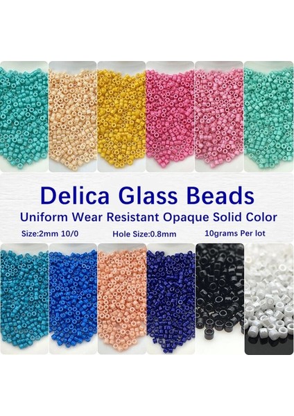 DB010 Siyah Stil 10G 600 Adet G 2mm Delica Cam Boncuk Üniforma Aşınmaya Dayanıklı Opak Düz Renk Tohum Boncuk Takı Dıy Yapımı Için Aksesuarlar (Yurt Dışından) modelleri