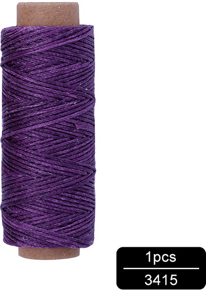 NO.3415 Tarzı Mıusıe D 1mm Deri Mumlu Iplik Kordon Dıy El Sanatları Aracı El Dikiş Ipliği Düz Mumlu Dikiş Hattı (Yurt Dışından)