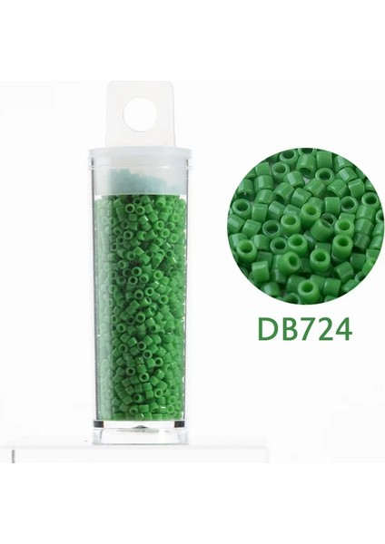 DB1379 Stili 1 Tüp 10 Gram Taidian Miyuki Delica Perle Opak Turkuaz 1.6x Yuvarlak Japon Cam Boncuk Tüp (Yurt Dışından) indirimleri