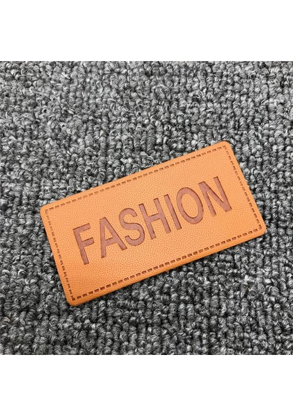 36X72MM 25 Adet Stil 2.0x4.2cm El Yapımı Deri Etiketler Giyim Için Moda Logolu Moda Metin Deri Etiketler Hediye Için El Yapımı Etiket Moda Için (Yurt Dışından)