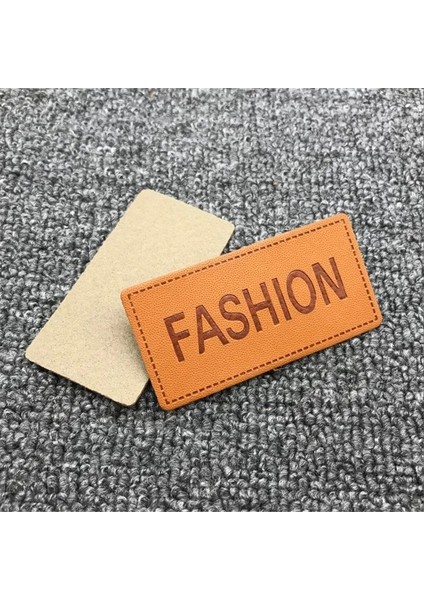 36X72MM 25 Adet Stil 2.0x4.2cm El Yapımı Deri Etiketler Giyim Için Moda Logolu Moda Metin Deri Etiketler Hediye Için El Yapımı Etiket Moda Için (Yurt Dışından)