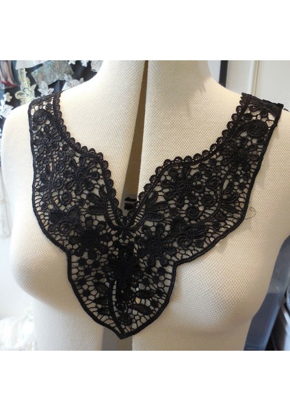 No.9 Tarzı Beyaz Dantel Kumaş Elbise Aplike Motif Bluz Dikiş Trimler Dıy Yaka Yaka Kostüm Dekorasyon Aksesuarları (Yurt Dışından) fırsatları