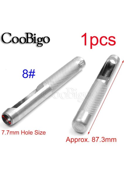 M8 Stili Ze Içi Boş Zımbalar Metal Yumruk Araçları Deri El Sanatları Seti Kemer Yumruk Kanvas Giysiler Için Yuvarlak Delme Için 25MM (Yurt Dışından)