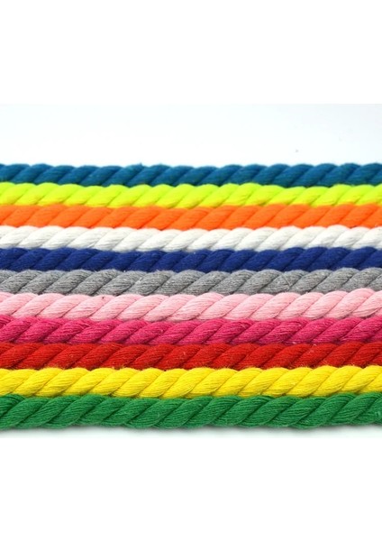13 Donanma Tarzı 5mm Kalın Pamuklu Halat Dıy Craft Örgülü Renk Halat Dekorasyon Kiriş Ağız Bağlama Dekoratif Dikiş Bezi Üç Telli Iplik 5m (Yurt Dışından) modelleri