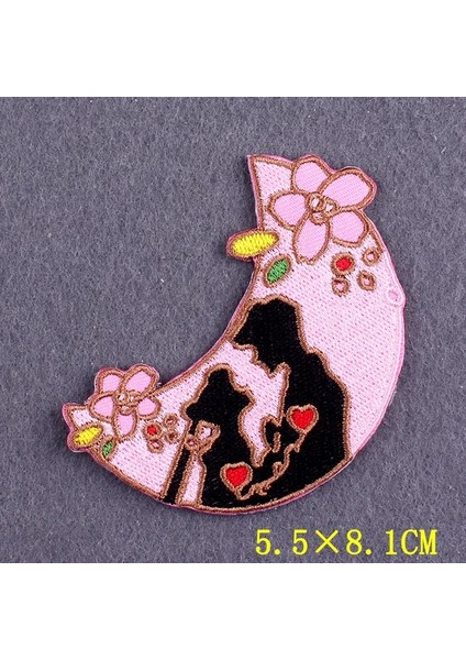 PE6074CT Stili Sıcak Anime Giysiler Üzerinde Yamalar Dıy Ruhların Kaçışı Giysi Yamaları Demir On Patch Komik Hayvanlar Giyim Için Işlemeli Yamalar (Yurt Dışından)