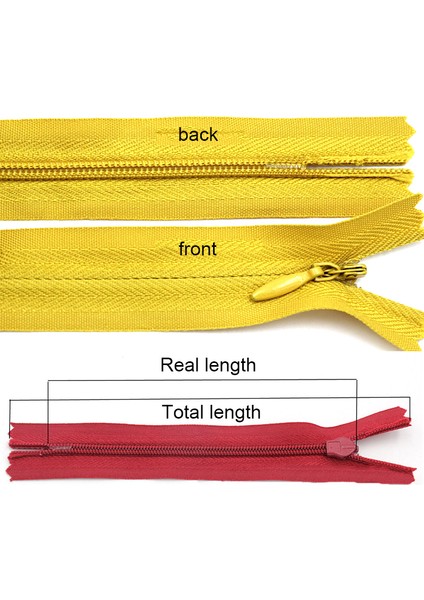 Turuncu Tarzı Toplam Uzunluk 28CM # 28CM Uzunluk Kapalı Naylon Bobin Fermuarlar Terzi Pantolon Giyim Konfeksiyon Dikiş El Sanatları Dıy Aksesuarları Çeşitli Renk (Yurt Dışından) indirimleri