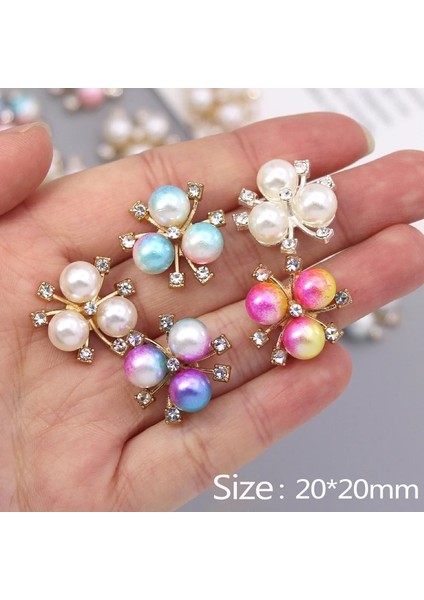 No.4 Tarzı Zanaat Düz Geri Taşlar Dekoratif Düğmeler Alaşım Diamante Kristal Yay Takı Aksesuarları Için Çiçek Inci Rhinestone Düğmeler (Yurt Dışından) indirimleri