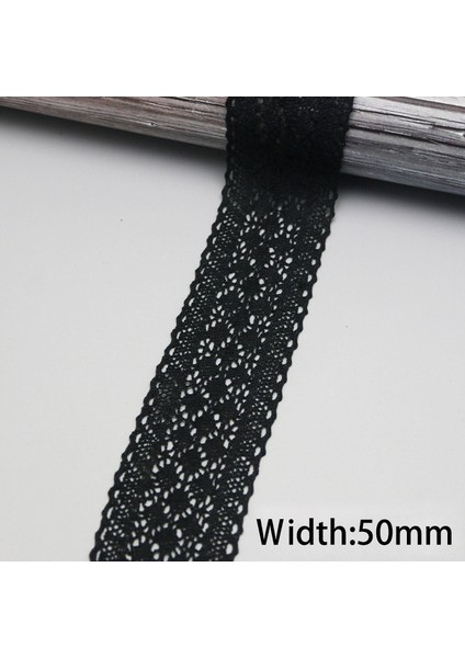 No.12 Tarzı (5 Metreroll) Siyah Dantel Kumaş Pamuk Işlemeli Trim Dıy Dikiş El Yapımı El Sanatları Şerit Malzemeleri (Yurt Dışından) fırsatları