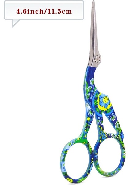 115 mm Yeşil Porselen Stili Vinç Motorları Çapraz Dikiş Antika Eski El Sanatları Dikiş Veya Balıkçılık Paslanmaz Çelik Iplik Veya Kumaş Kesme (Yurt Dışından)