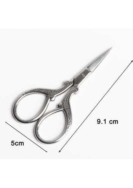 No.6 Tarzı Dayanıklı Paslanmaz Çelik Retro Kuyruk Vinç Şekli Dikiş Küçük Nakış El Sanatları Crossstitch Ors Dıy Ev Aletleri (Yurt Dışından)