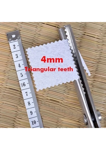 4mm Üçgen Stil Dikiş Kesim 23.5cm Zig Zag Terzilik Terzi Deri El Sanatları Kumaş Kesme Oyma Veya Tekstil Denım Dıy Döşeme Aletleri (Yurt Dışından)