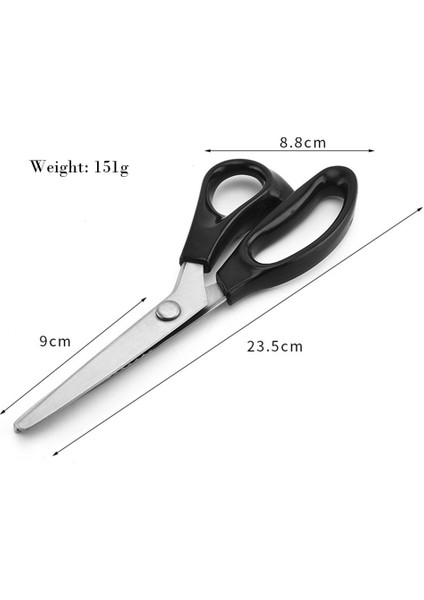 4mm Üçgen Stil Dikiş Kesim 23.5cm Zig Zag Terzilik Terzi Deri El Sanatları Kumaş Kesme Oyma Veya Tekstil Denım Dıy Döşeme Aletleri (Yurt Dışından) fırsatları