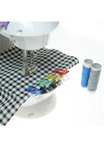 20 Adet Şeffaf Stil Dikiş Klipsleri Plastik Klipsler Kapitone Crafting Crocheting Örgü Güvenlik Klipsleri Çeşitli Renkler Bağlama Klipsli Kağıt (Yurt Dışından)