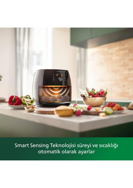 Xxl 7.3 Lt Geniş Hacimli Premium Airfryer - Fat Removal Teknolojisi, Maksimum Lezzet - Onerous Lambader Hediye
