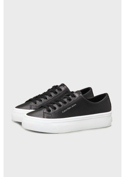 Deri Platform Sneaker Ayakkabı YW0YW017710GM Bayan Ayakkabı YW0YW01771 0gm