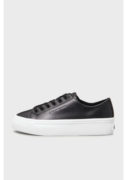 Deri Platform Sneaker Ayakkabı YW0YW017710GM Bayan Ayakkabı YW0YW01771 0gm