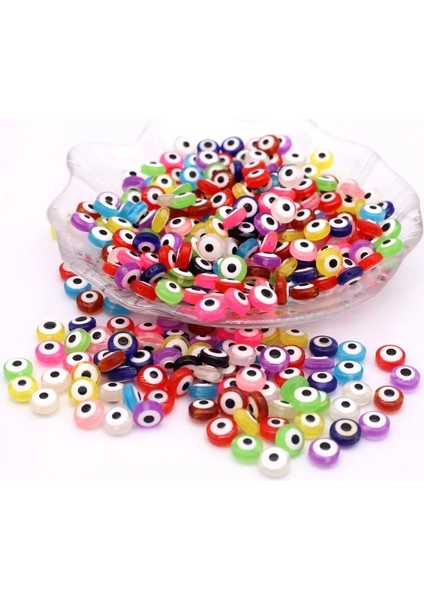 Siyah Stil 8X5MM Mix Oblate Shape Nazar Boncuk 8mm Hollow Şerit Reacer Boncuk Çocuk Hediye Dıy Takı Bilezik El Sanatları Malzemeleri (Yurt Dışından) modelleri