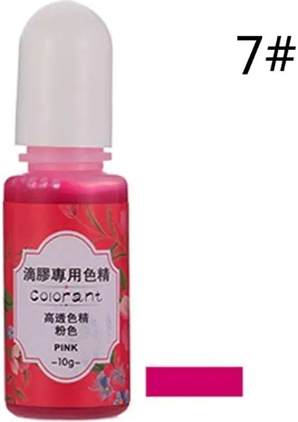 No.7 Tarzı 13 Renk Epoksi Uv Reçine Boyama Boyası Sıvı Epoksi Pigment Reçine Renklendirici Solma DIRENCI10ML Yarı Saydam (Yurt Dışından) indirimleri