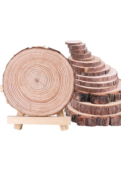 2 Adet 8-10CM Tarzı 1 Paket Bitmemiş Ahşap Çam Doğal Yuvarlak Ahşap Dilimleri Daireler Ağaç Kabuğu ile Parti Düğün Dıy El Sanatları Için Günlük Diskler Boyama Aralık (Yurt Dışından)