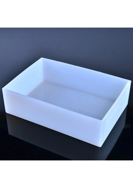43 x 8,4 x 6,5 cm Stili Nicole Silikon Sabun Kalıbı Dikdörtgen Beyaz Liner Kalıp El Yapımı Yapma Aracı Için (Yurt Dışından)