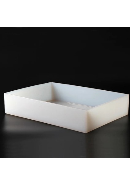43 x 8,4 x 6,5 cm Stili Nicole Silikon Sabun Kalıbı Dikdörtgen Beyaz Liner Kalıp El Yapımı Yapma Aracı Için (Yurt Dışından)