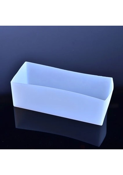 43 x 8,4 x 6,5 cm Stili Nicole Silikon Sabun Kalıbı Dikdörtgen Beyaz Liner Kalıp El Yapımı Yapma Aracı Için (Yurt Dışından)