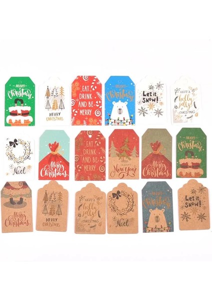 No.20 Tarzı Ristmas Tarzı Kraft Beyaz Kağıt Etiketleri El Yapımı Dıy Kek Çanta Asmak Etiketi Hediye Sarma Malzemeleri Etiketleri (Yurt Dışından) fırsatları