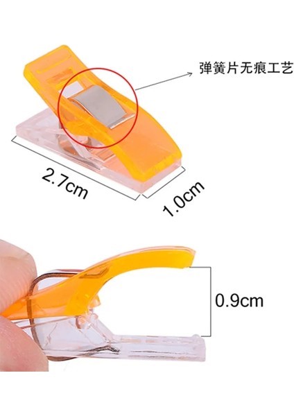 50 Karışık Renk Stili Pcs Dikiş Klipsleri Plastik Kelepçeler Kapitone Crafting Crocheting Örgü Güvenlik Klipsleri Çeşitli Renkler Bağlama Klipsleri Kağıt (Yurt Dışından) fiyatları