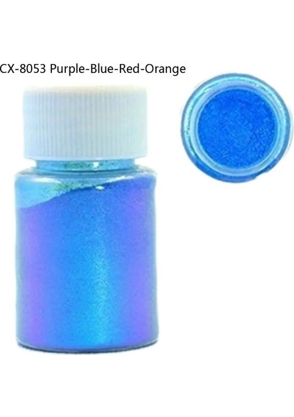 NO.8053 Tarzı Ayna Bukalemunlar Pigment Sedefli Epoksi Reçine Glitter Sihirli Renksiz Toz Reçine Renklendirici Takı Yapımı Araçları (Yurt Dışından)