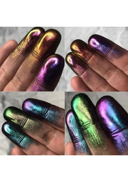 NO.8053 Tarzı Ayna Bukalemunlar Pigment Sedefli Epoksi Reçine Glitter Sihirli Renksiz Toz Reçine Renklendirici Takı Yapımı Araçları (Yurt Dışından) indirimleri