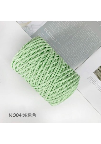 No.4 Tarzı 300G Hollow Örgü Tığ Iplikler Dıy Çanta Çanta Sepeti Için Tıknaz Trapillo Naylon Kordon Polyester Iplik Yuvarlak Halat Hattı Dokuma (Yurt Dışından)