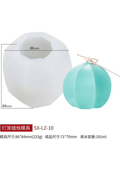 Lz-10 Stili Büyük Silindir Mum Kalıp Silikon Kalıp Mum Yapımı Için Diy El Yapımı Reçine Kalıpları Alçı Balmumu Kalıp Alçı Ev Dekorasyonu (Yurt Dışından)