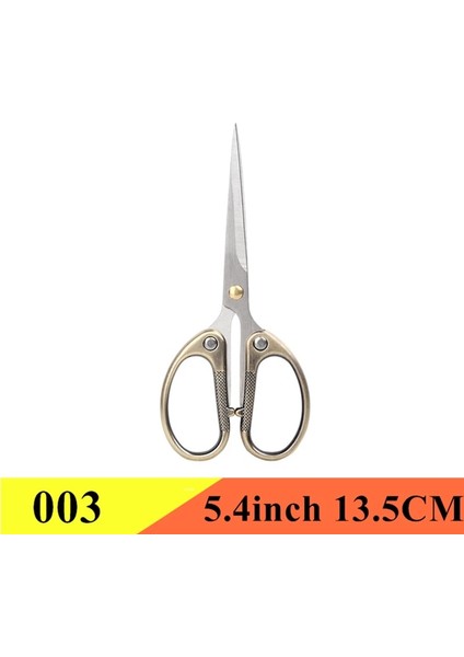003 Bronz 5.4 Inç Stili Retro Vintage Ors Kumaş Kesici Terzi Ors Oya Dikiş Nakış Ofis Ors Kırtasiye Dıy Araçları Makaslar (Yurt Dışından)