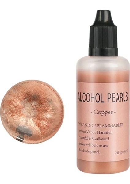 60ML Bronz Stil 15ML Metalik Alkol Pigment Reçine Boya Alkol Bazlı Mürekkep Konsantre Boya Epoksi Reçine Renklendirici Reçine Döküm El Sanatları Dropshıp (Yurt Dışından)